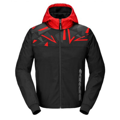 Υφασμάτινο μπουφάν μοτοσυκλέτας SPIDI HOODIE EVO SPORT RED